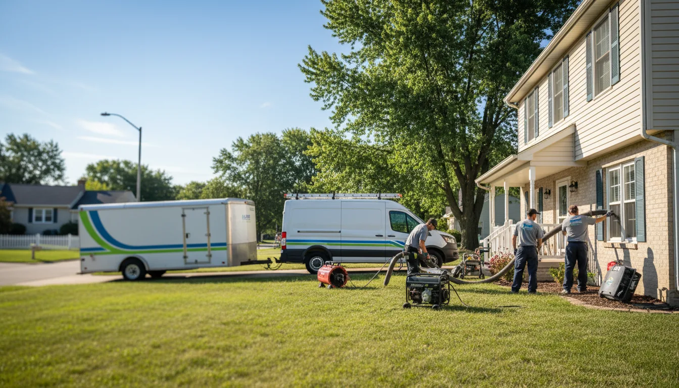 Flooded Basement Restoration And Cleanup With Repair in Haysville, KS near me